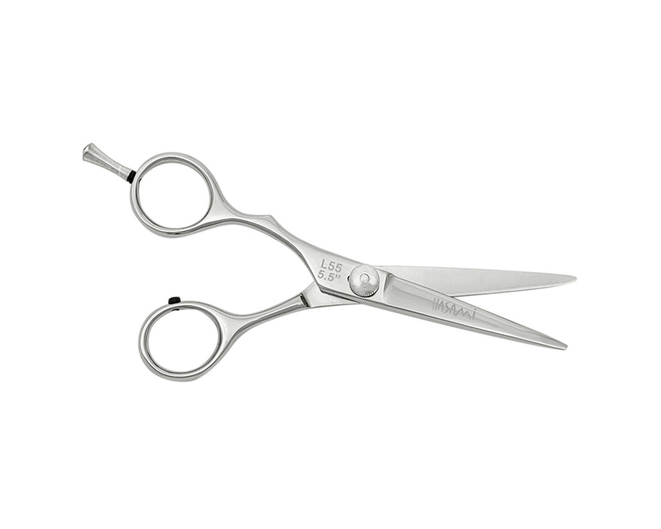Silver Left Handed Shears - L55  5.5"
